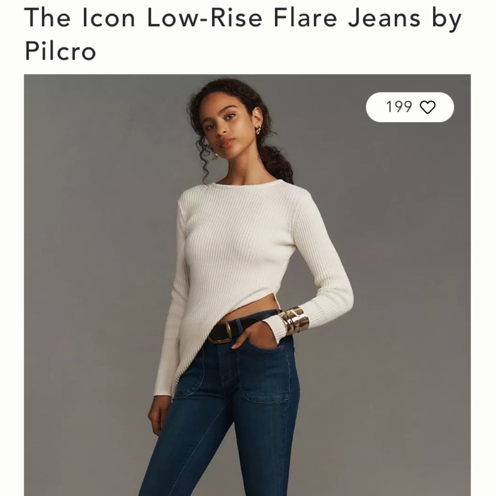 Pilcro Jeans sold at Anthropologie